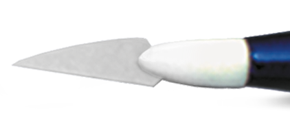 TOPDENT Keramik-Modellier-Messer, weiß 0,2 mm