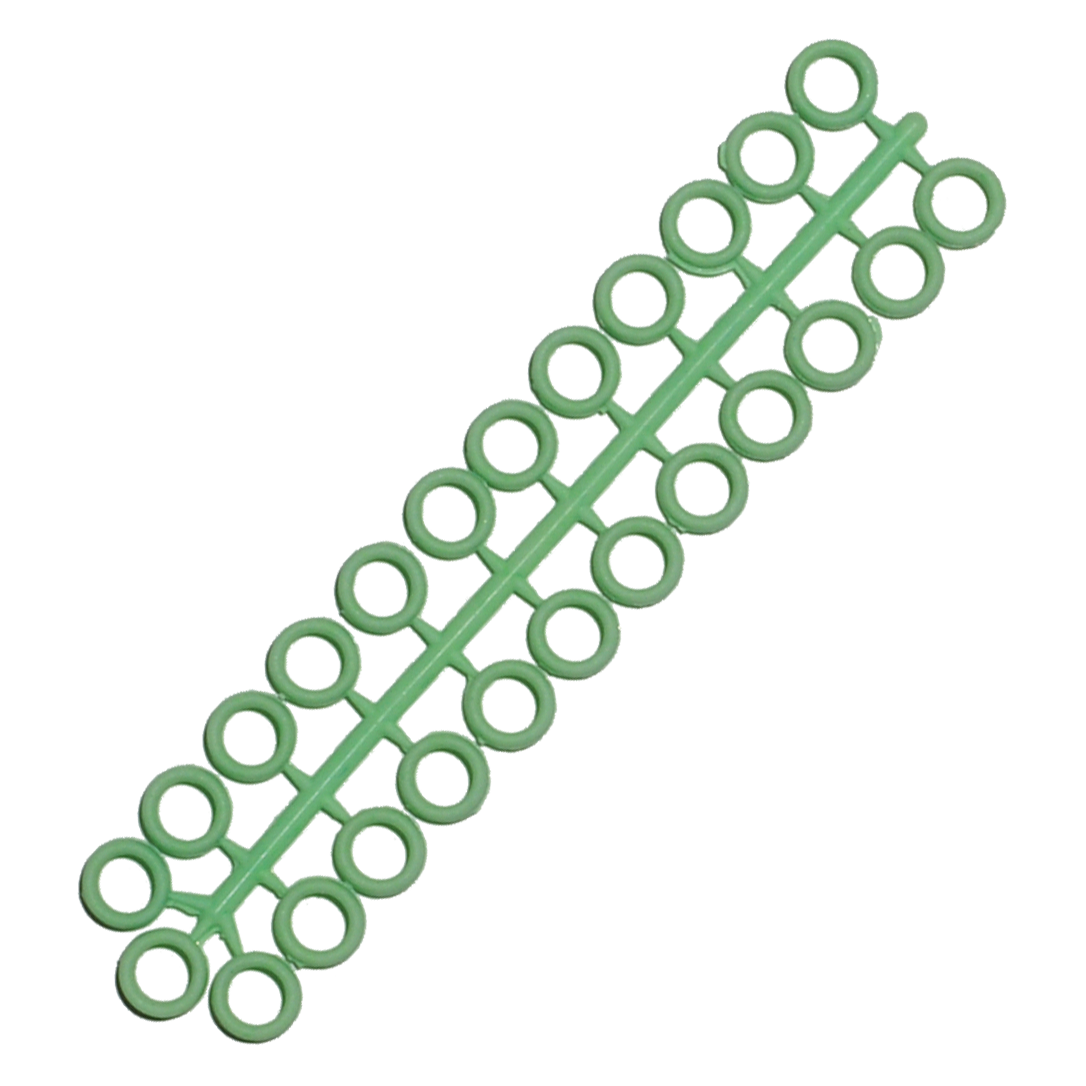 KKD® Silikon-Ringe/ Markierungsringe für Instrumente - grün